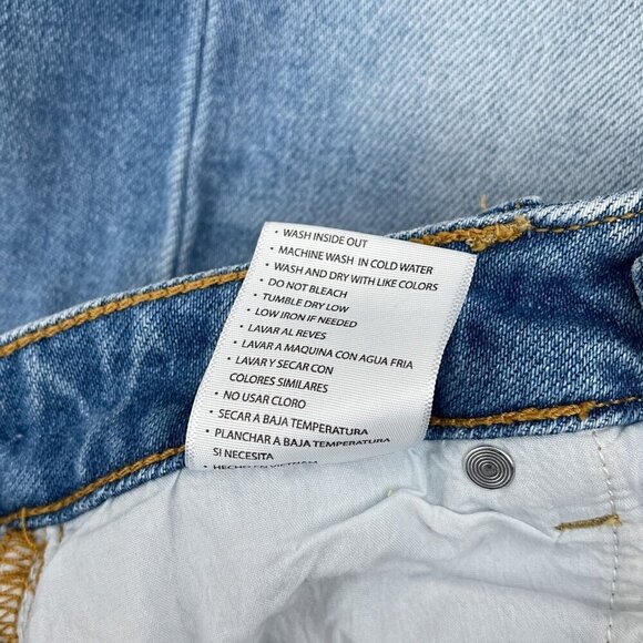 KanCan Womens Distressed Mid-Rise Skinny Jeans Size 1/24 Light Wash - Picture 9 of 14